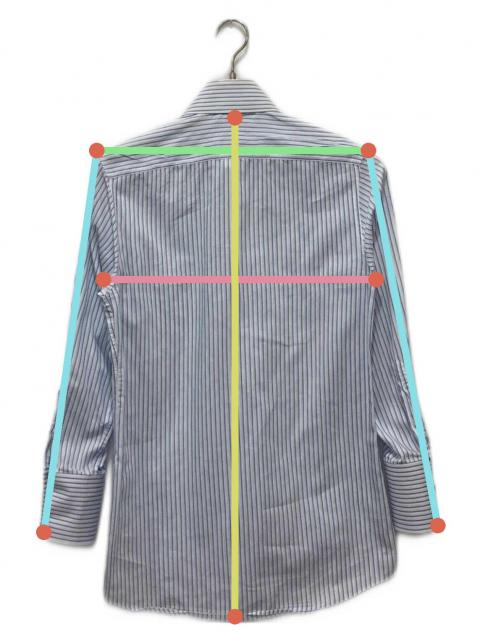 中古・古着通販】GUCCI (グッチ) ストライプシャツ ブルー サイズ:38