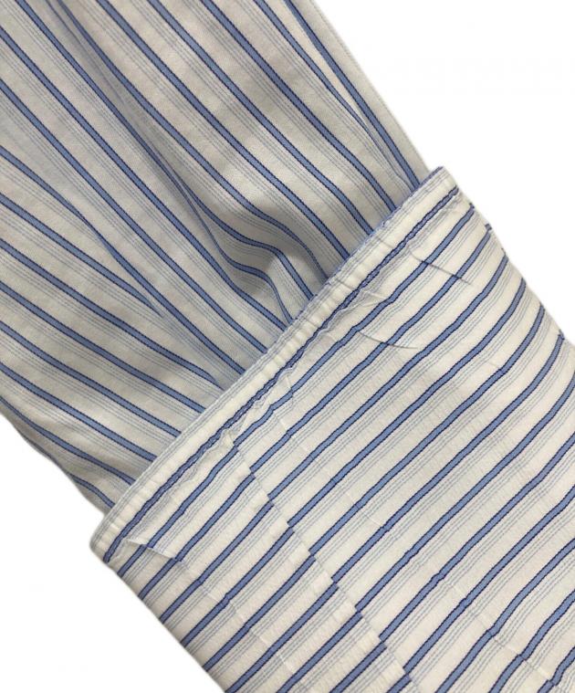 中古・古着通販】GUCCI (グッチ) ストライプシャツ ブルー サイズ:38