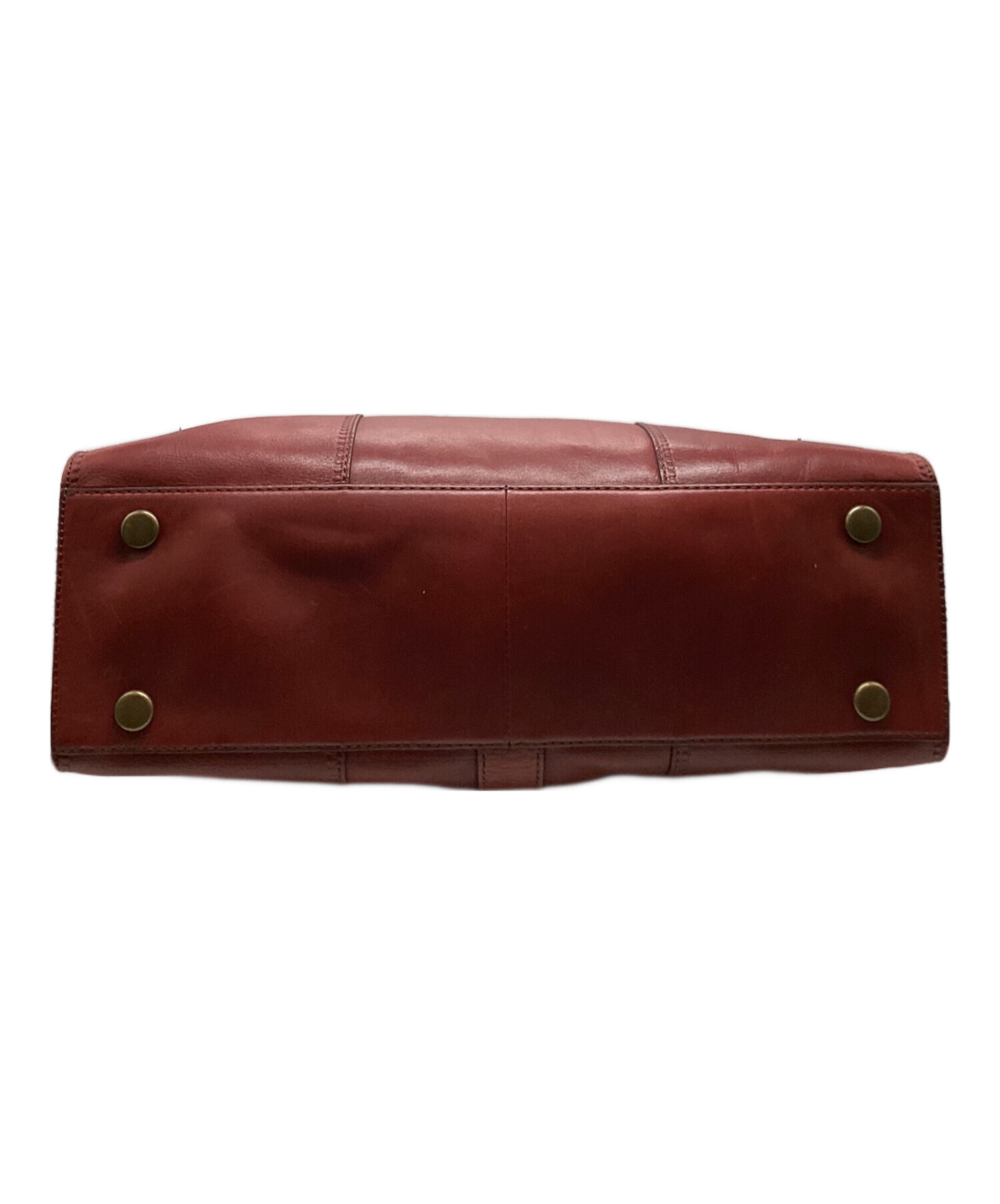 中古・古着通販】FOSSIL (フォッシル) 2WAYレザーバッグ レッド 