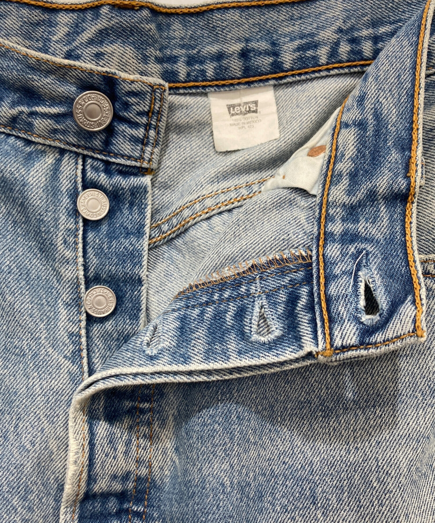 中古・古着通販】LEVI'S (リーバイス) 501デニムパンツ/ボタン裏647