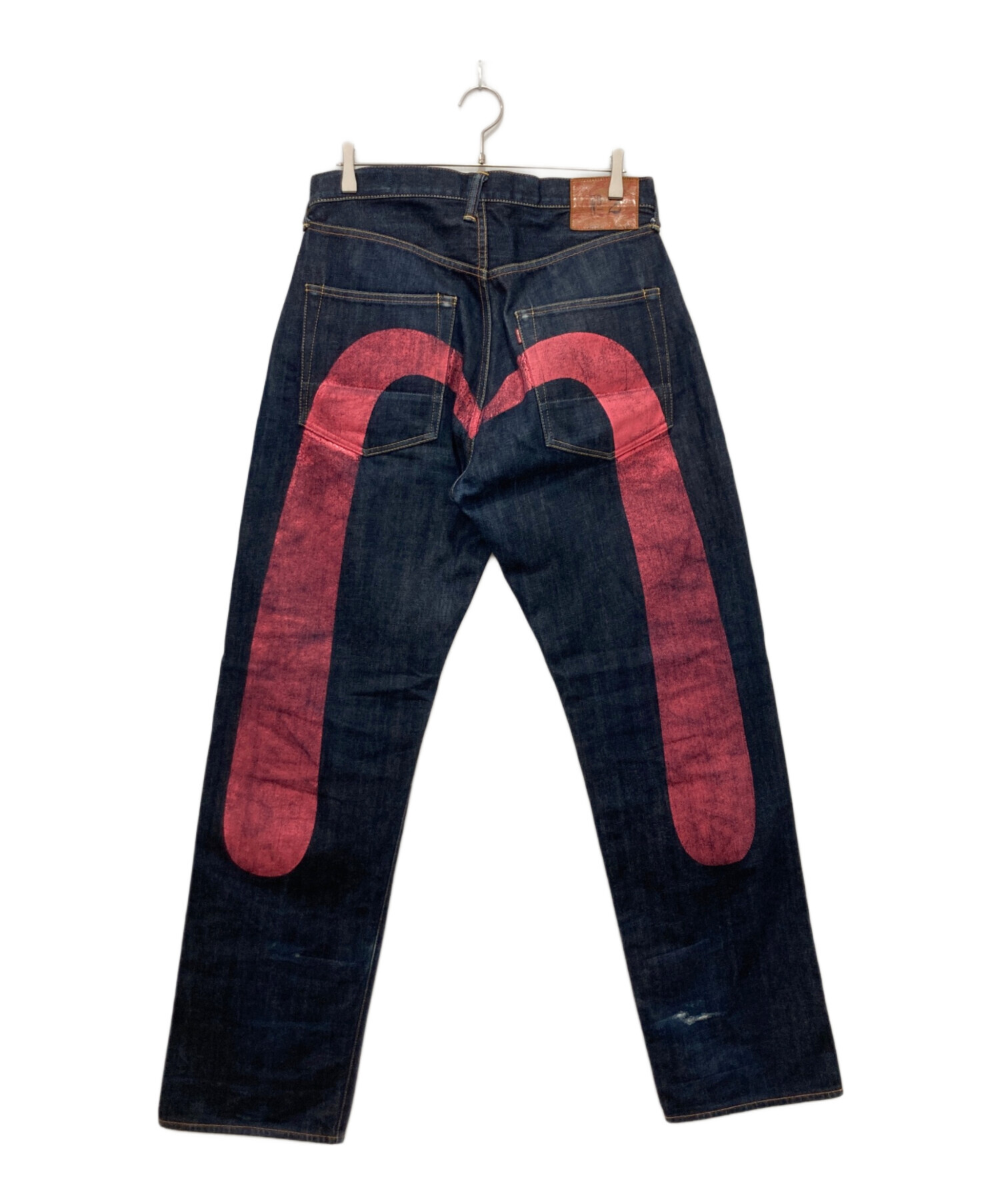 中古・古着通販】EVISU (エヴィス) 大黒 赤カモメデニムパンツ 