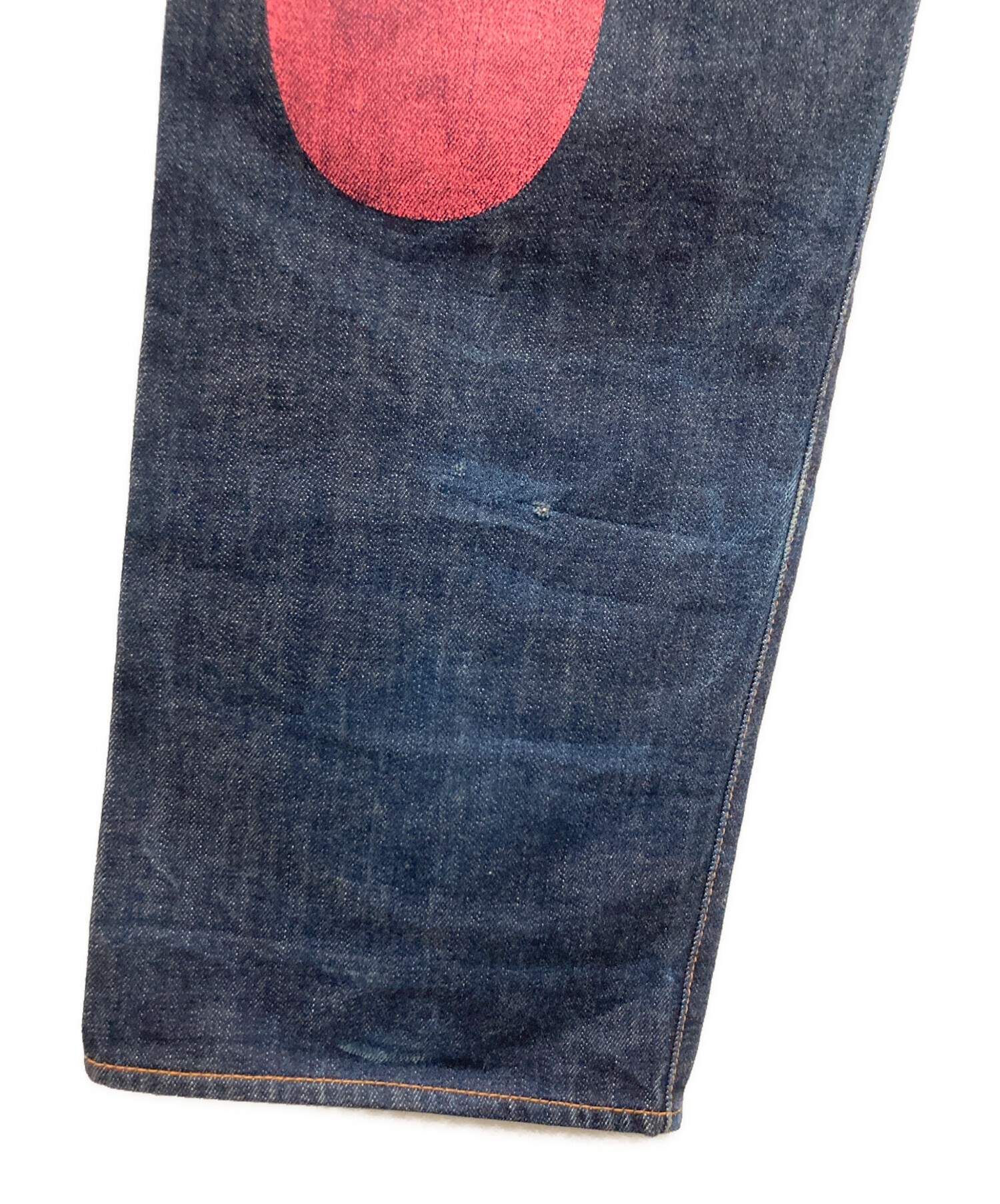 中古・古着通販】EVISU (エヴィス) 大黒 赤カモメデニムパンツ 