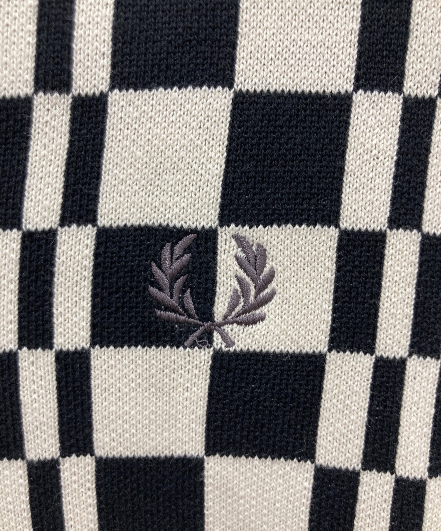 中古・古着通販】FRED PERRY (フレッドペリー) チェッカーボードニット