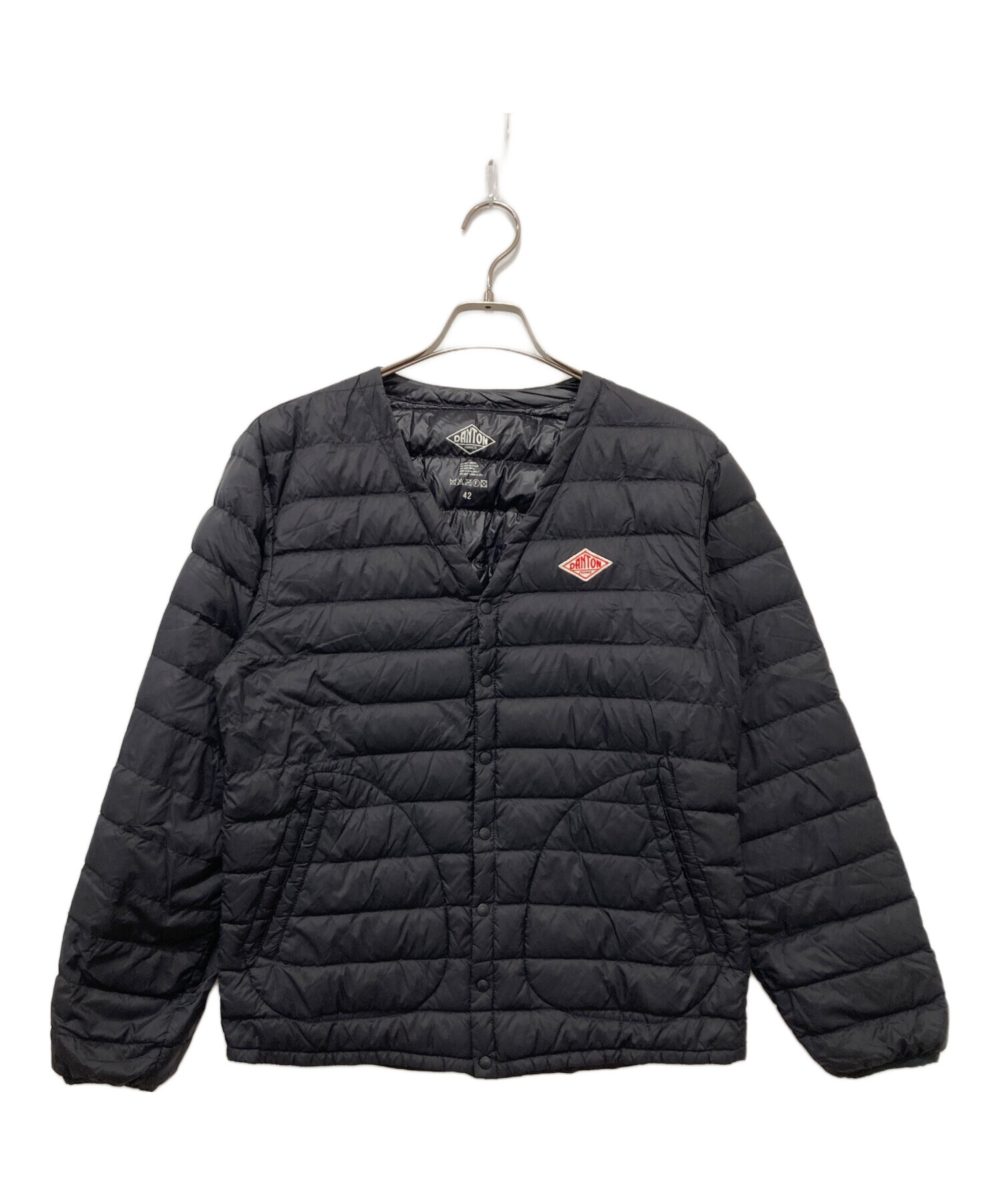 DANTON ダントン インナーダウンジャケット　ブラック M 新品 Dantonダントン インナーダウン ジャケット ブラック メンズ M