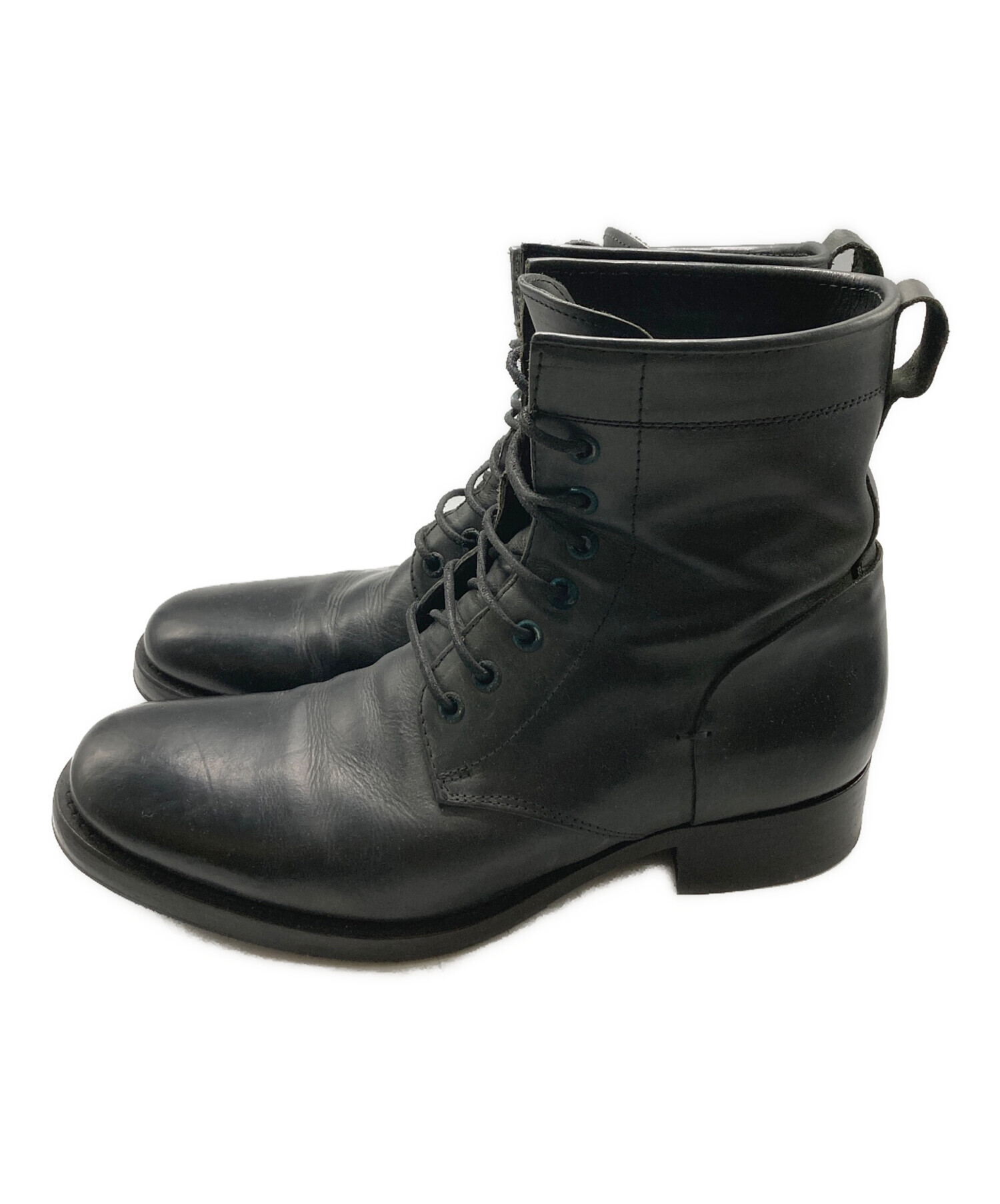 BUTTERO 黒 レースアップシューズ 39