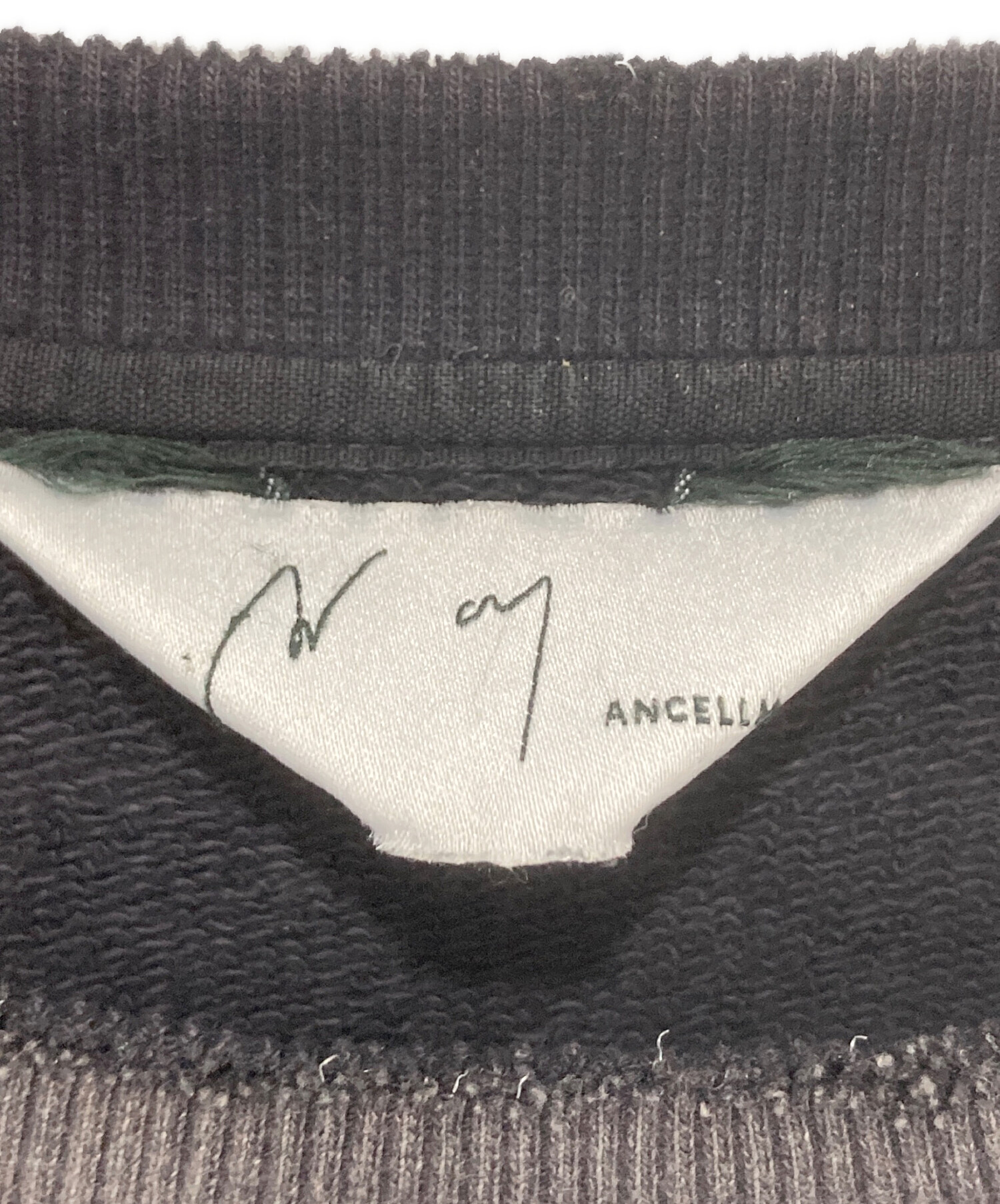 中古・古着通販】ANCELLM (アンセルム) UNEVENNESS SWEAT SHIRT/25SS