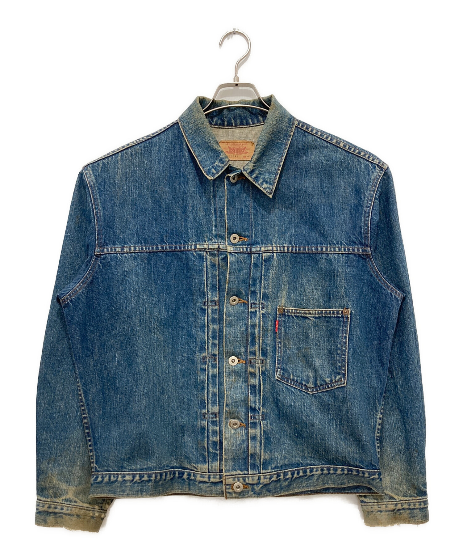 中古・古着通販】LEVI'S (リーバイス) デニムジャケット/ボタン裏J02