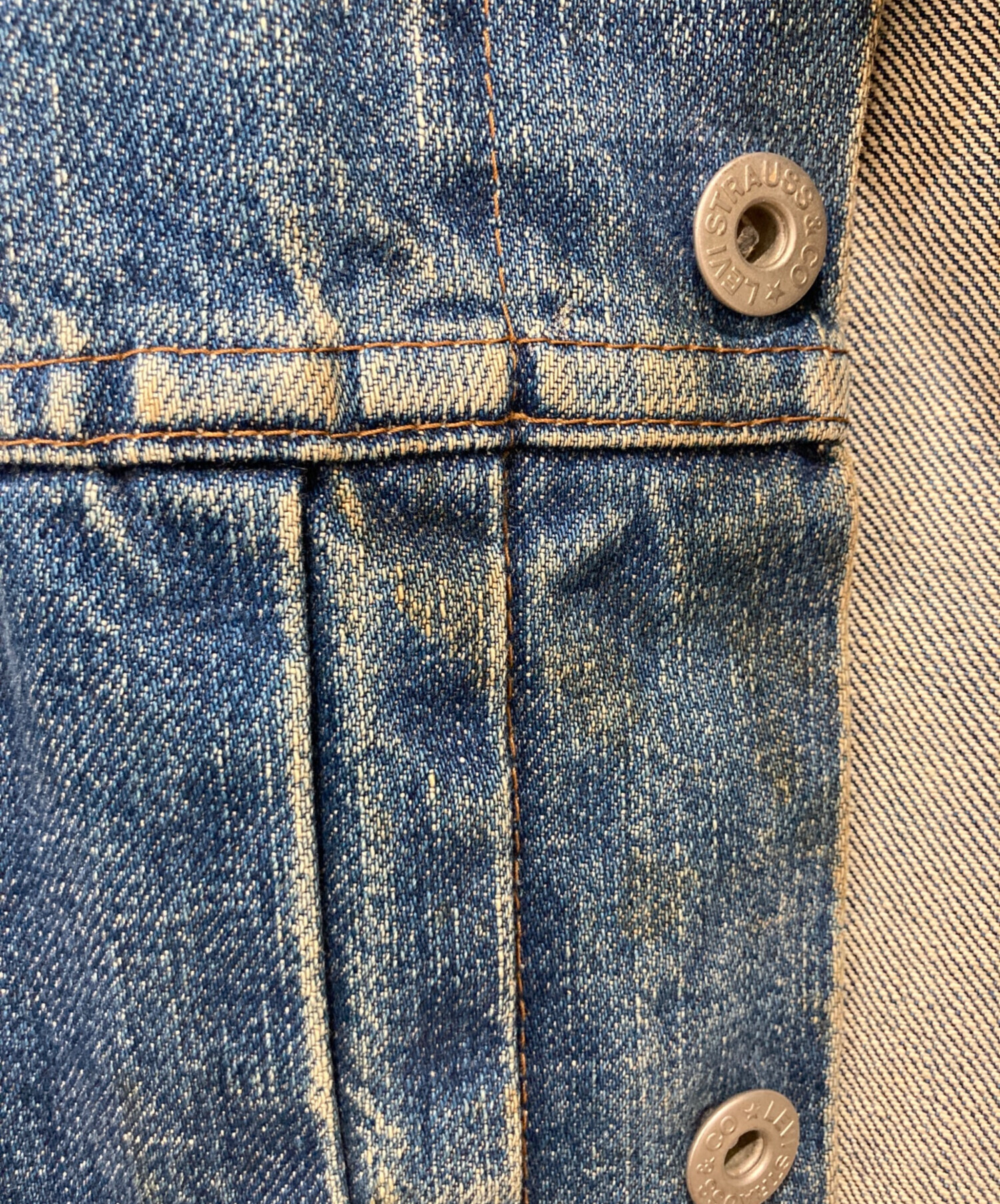中古・古着通販】LEVI'S (リーバイス) デニムジャケット/ボタン裏J02