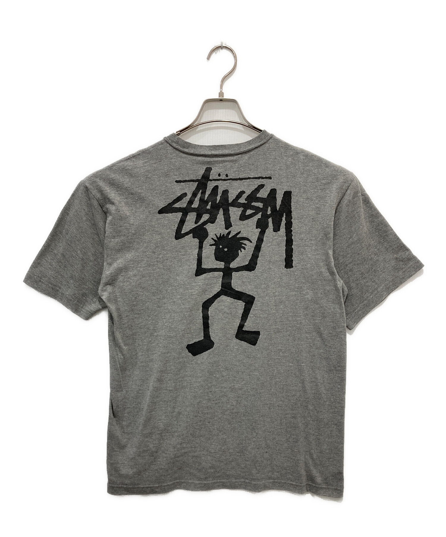 中古・古着通販】stussy (ステューシー) シャドーマンTシャツ/USA製/紺
