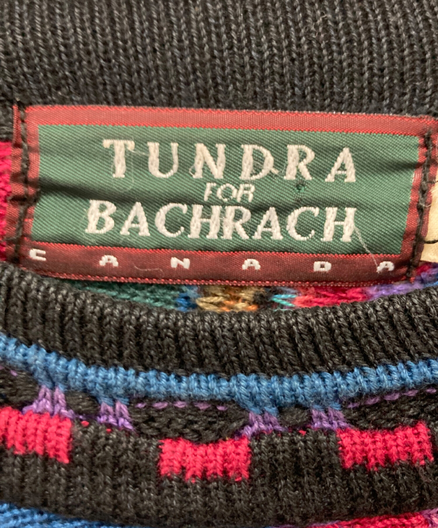 中古・古着通販】TUNDRA (ツンドラ) Bachrach (バカラック) 3Dニット 