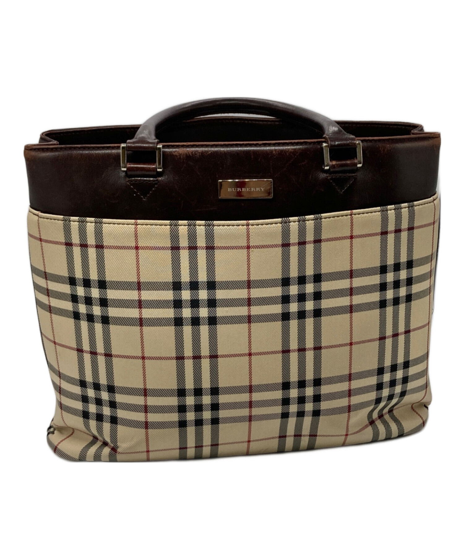 中古・古着通販】BURBERRY (バーバリー) トートバッグ ベージュ 