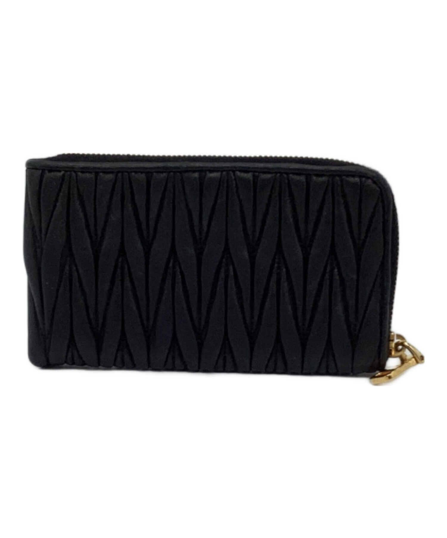 中古・古着通販】MIU MIU (ミュウミュウ) マテラッセL字ファスナー  