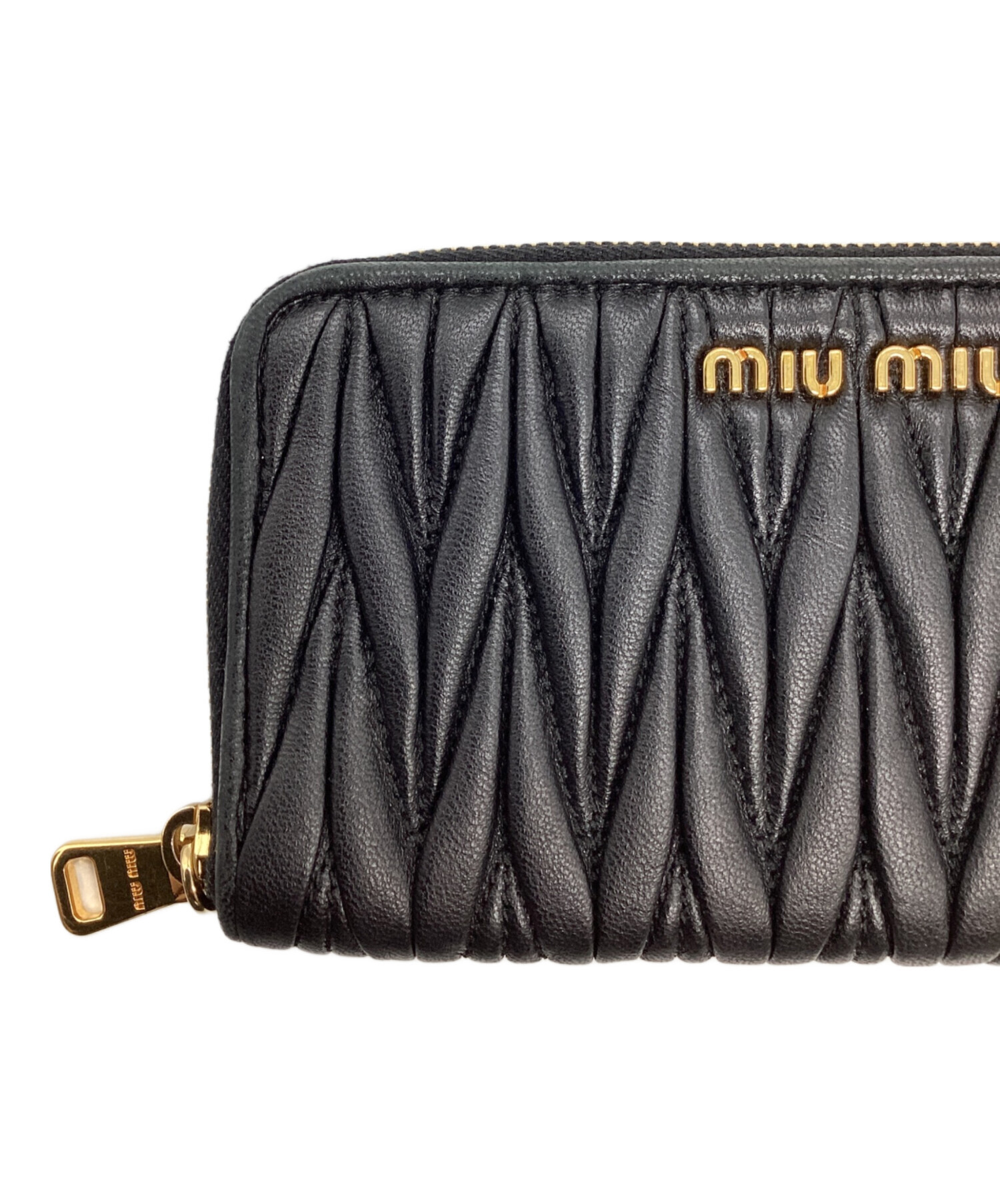 中古・古着通販】MIU MIU (ミュウミュウ) マテラッセL字ファスナー  