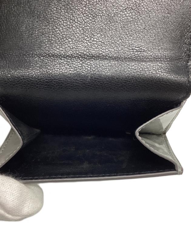 中古・古着通販】BALENCIAGA (バレンシアガ) BB MINI WALLET シルバー
