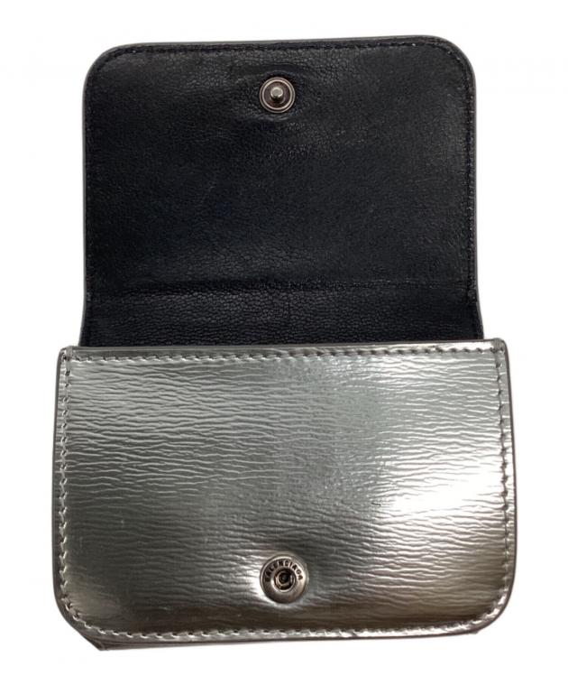 中古・古着通販】BALENCIAGA (バレンシアガ) BB MINI WALLET シルバー