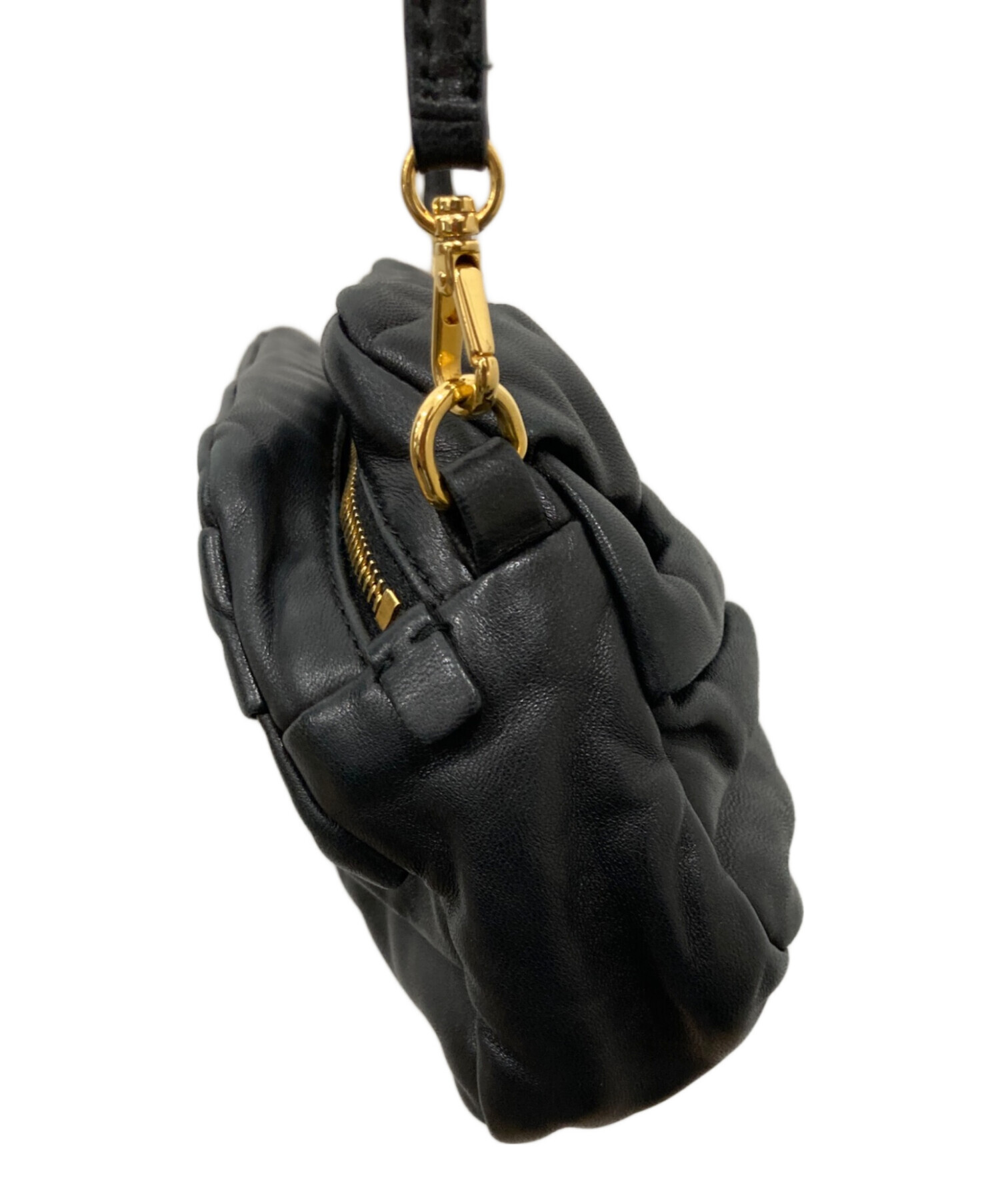 中古・古着通販】MIU MIU (ミュウミュウ) レザーショルダーバッグ