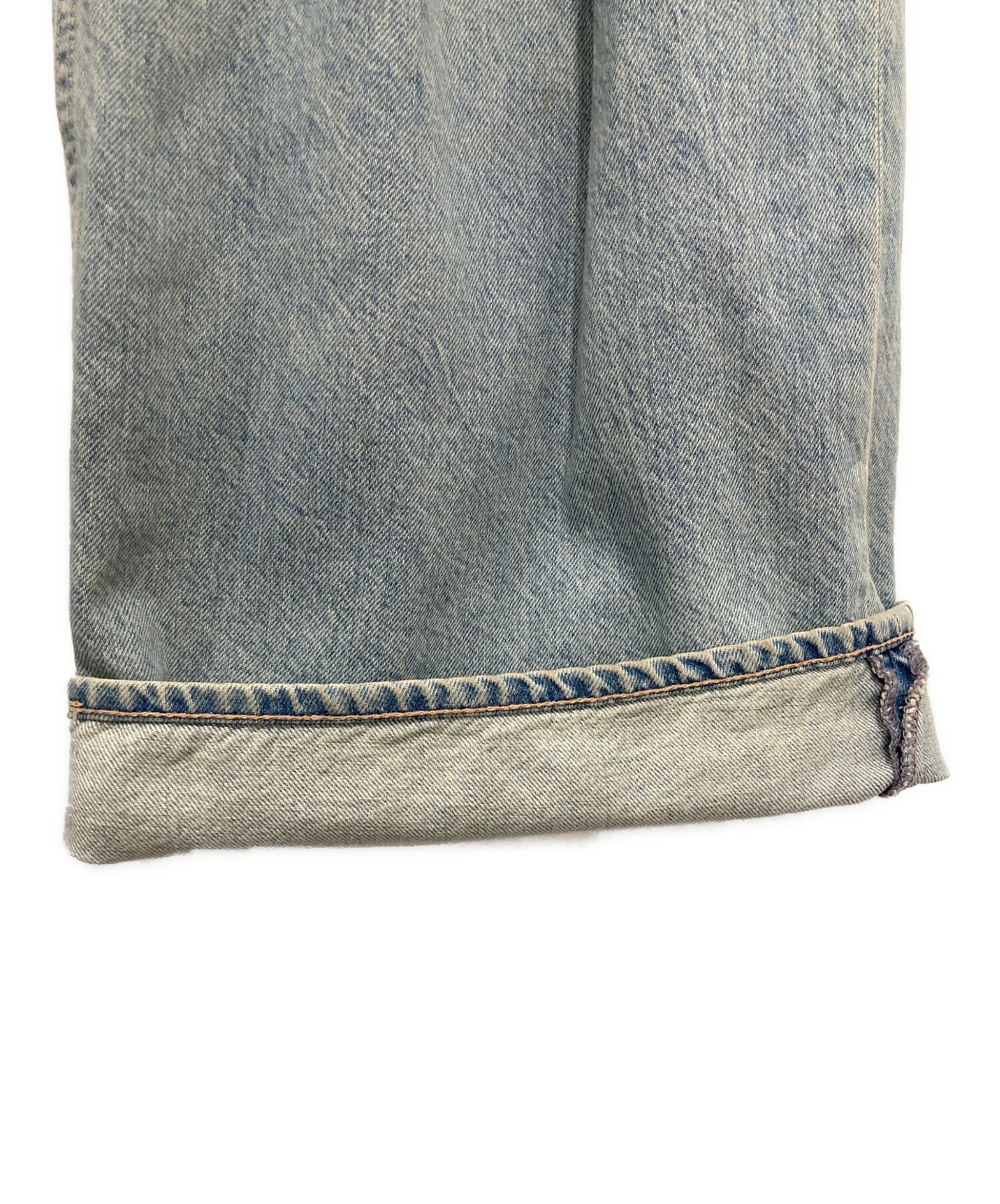 専用！CLANE TUCK WIDE DENIM PANTS Sサイズ グレー このスタイリング大好きー❤️clane×Suzuコラボレーション