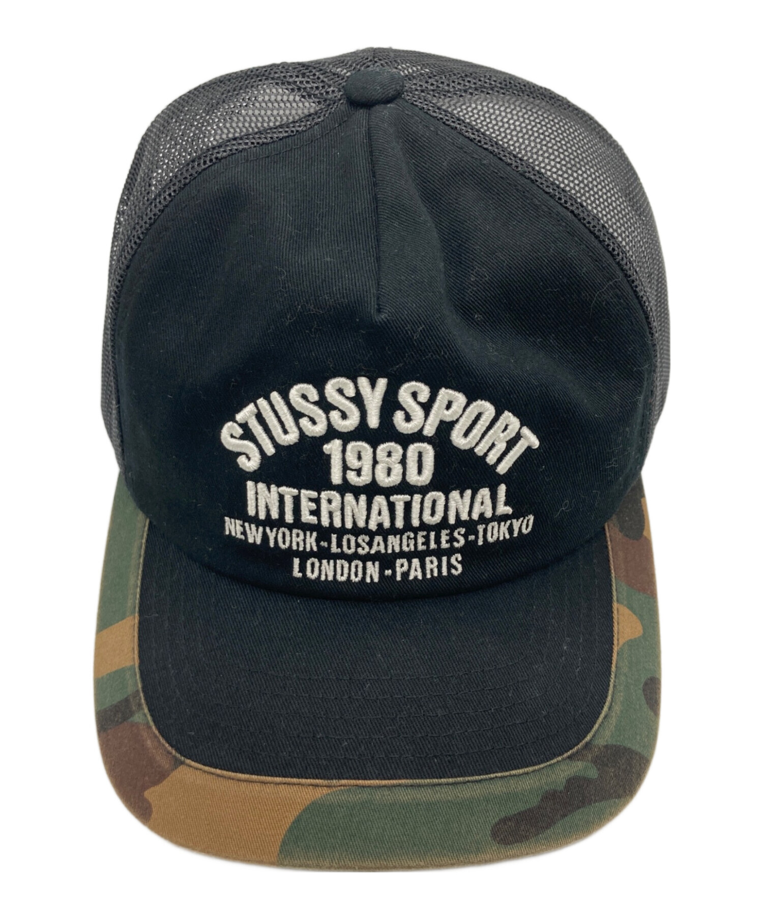 帽子 TRUCKER INTERNATIONAL SNAPBACK STUSSY 中古・古着通販】stussy (ステューシー) TRUCKER INTERNATIONAL