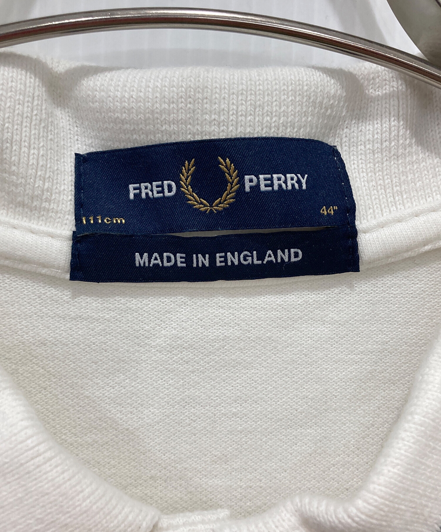 中古・古着通販】FRED PERRY (フレッドペリー) ポロシャツ ホワイト