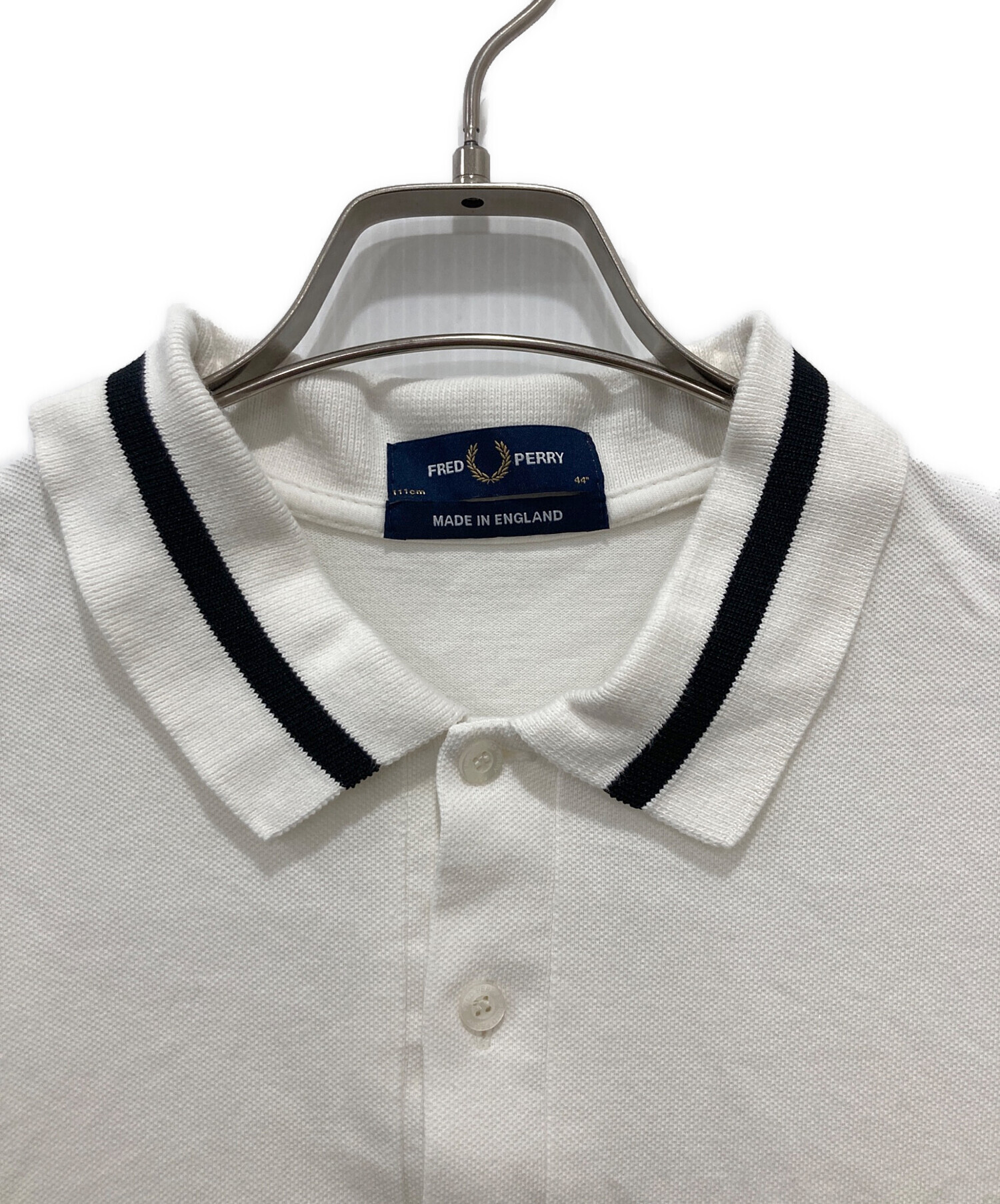 中古・古着通販】FRED PERRY (フレッドペリー) ポロシャツ ホワイト