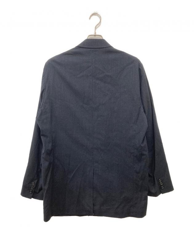 中古・古着通販】ULTERIOR (アルテリア) SILK WOOL STRIPED OX DB JKT