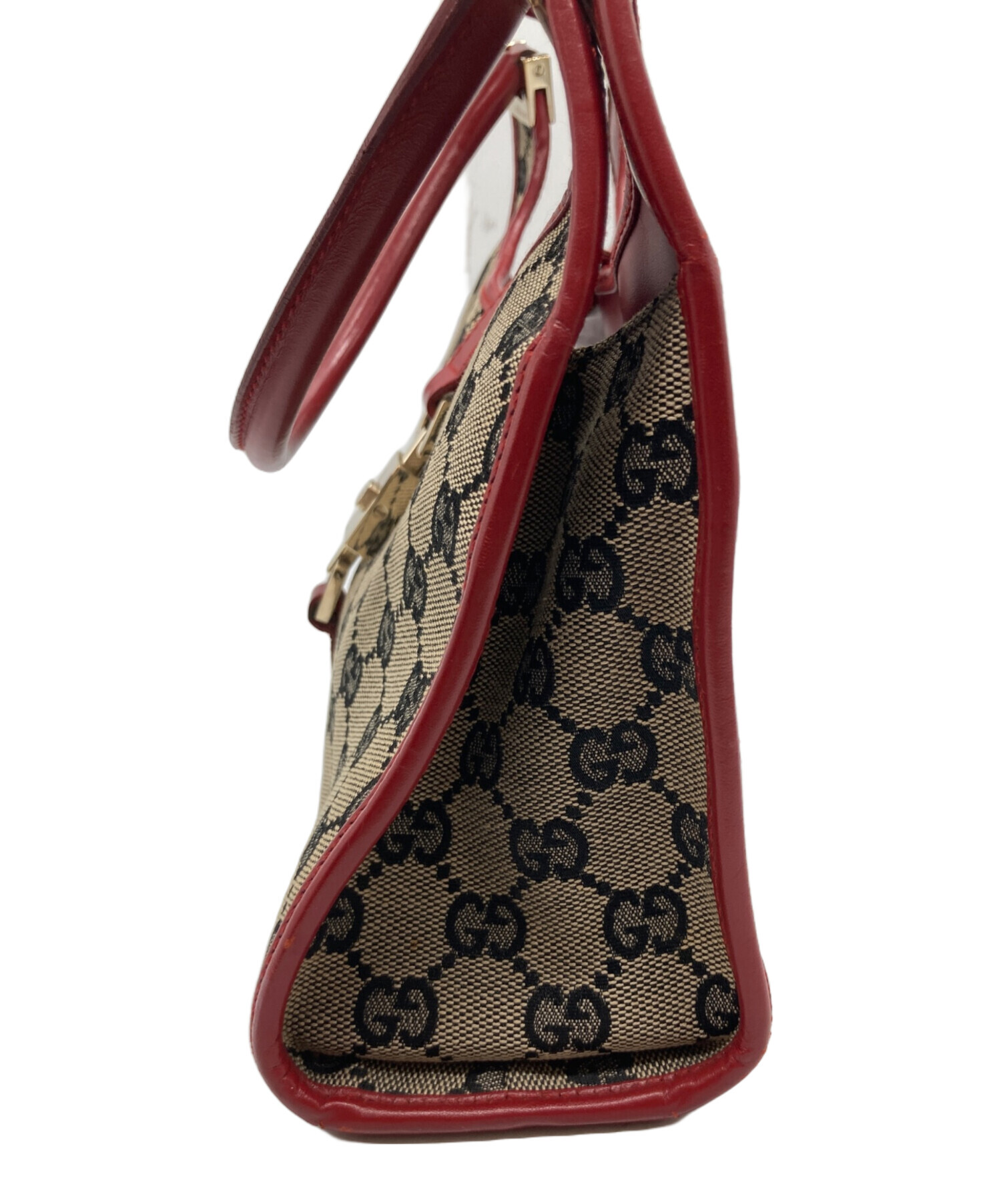 Gucci ハンドバッグ ベージュ/レッド/グリーン 楽天市場】【バッグ】GUCCI グッチ オールドグッチ GGプラス