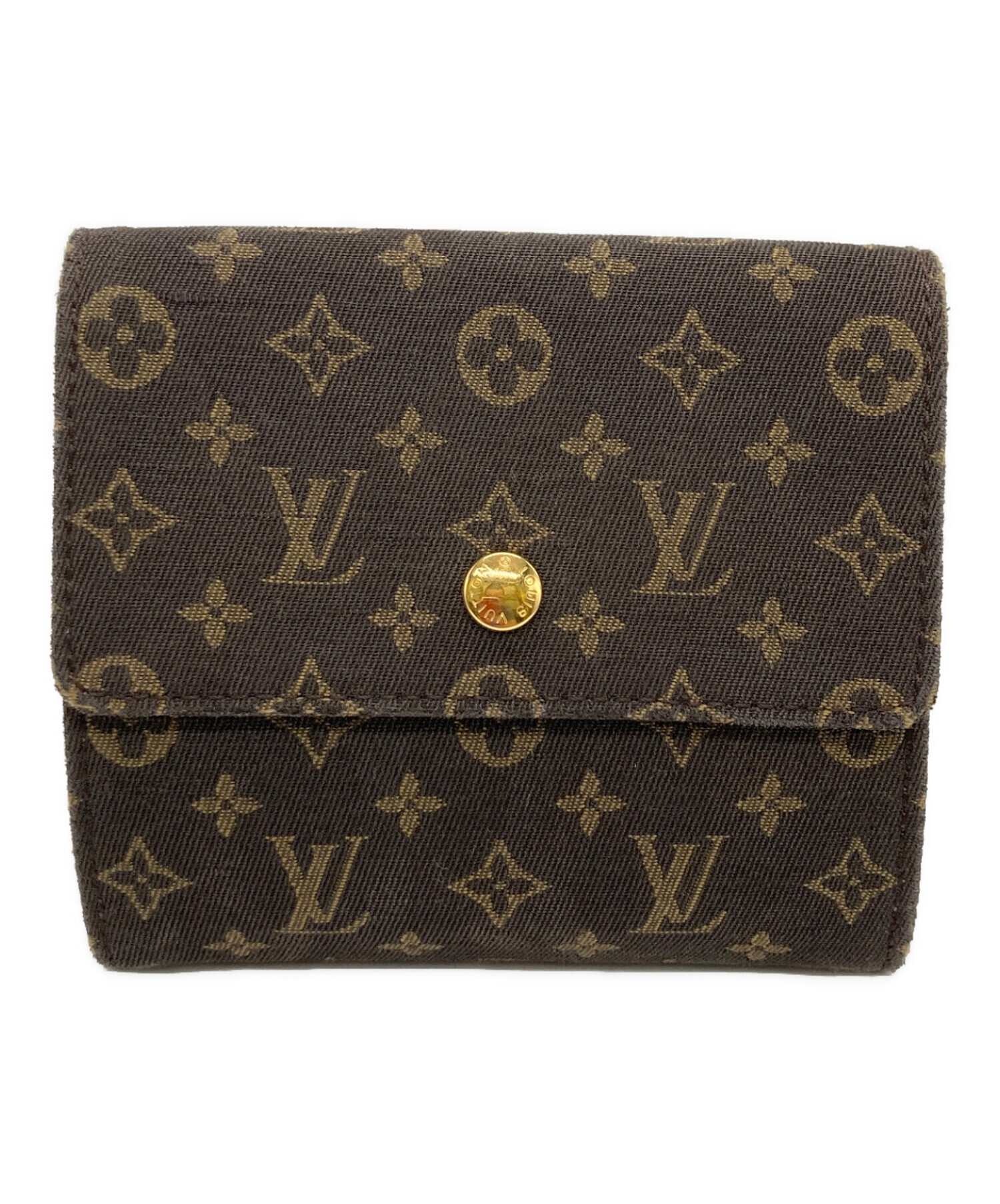 中古・古着通販】LOUIS VUITTON (ルイ ヴィトン) 3つ折り財布 ブラウン