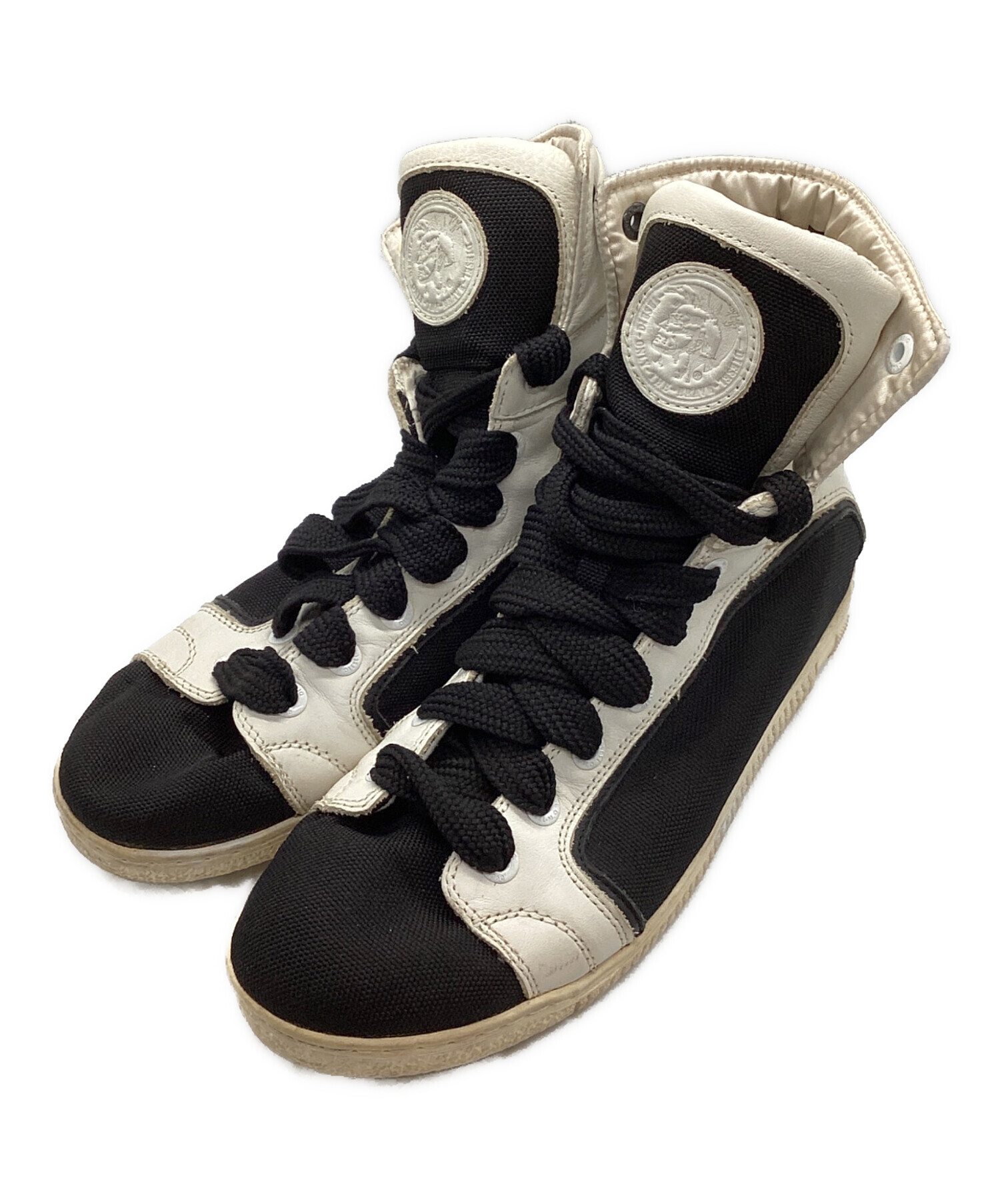 中古・古着通販】DIESEL (ディーゼル) ハイカットスニーカー ブラック 