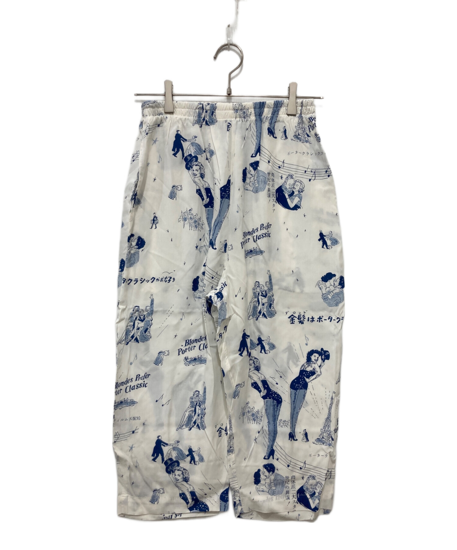 ポータークラシック サマーホワイトパンツ Porter classic summer