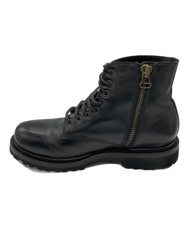 中古・古着通販】BUTTERO (ブッテロ) サイドジップブーツ ブラック