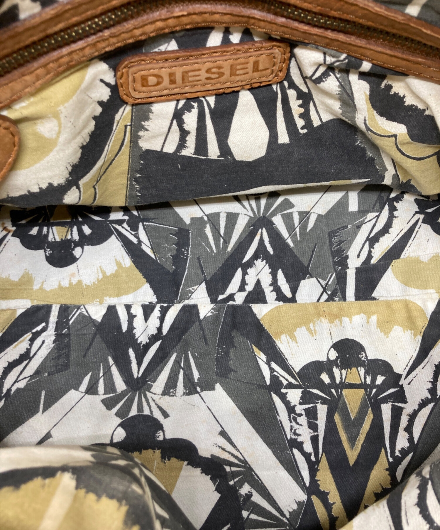 中古・古着通販】DIESEL (ディーゼル) ミニボストンバッグ ベージュ