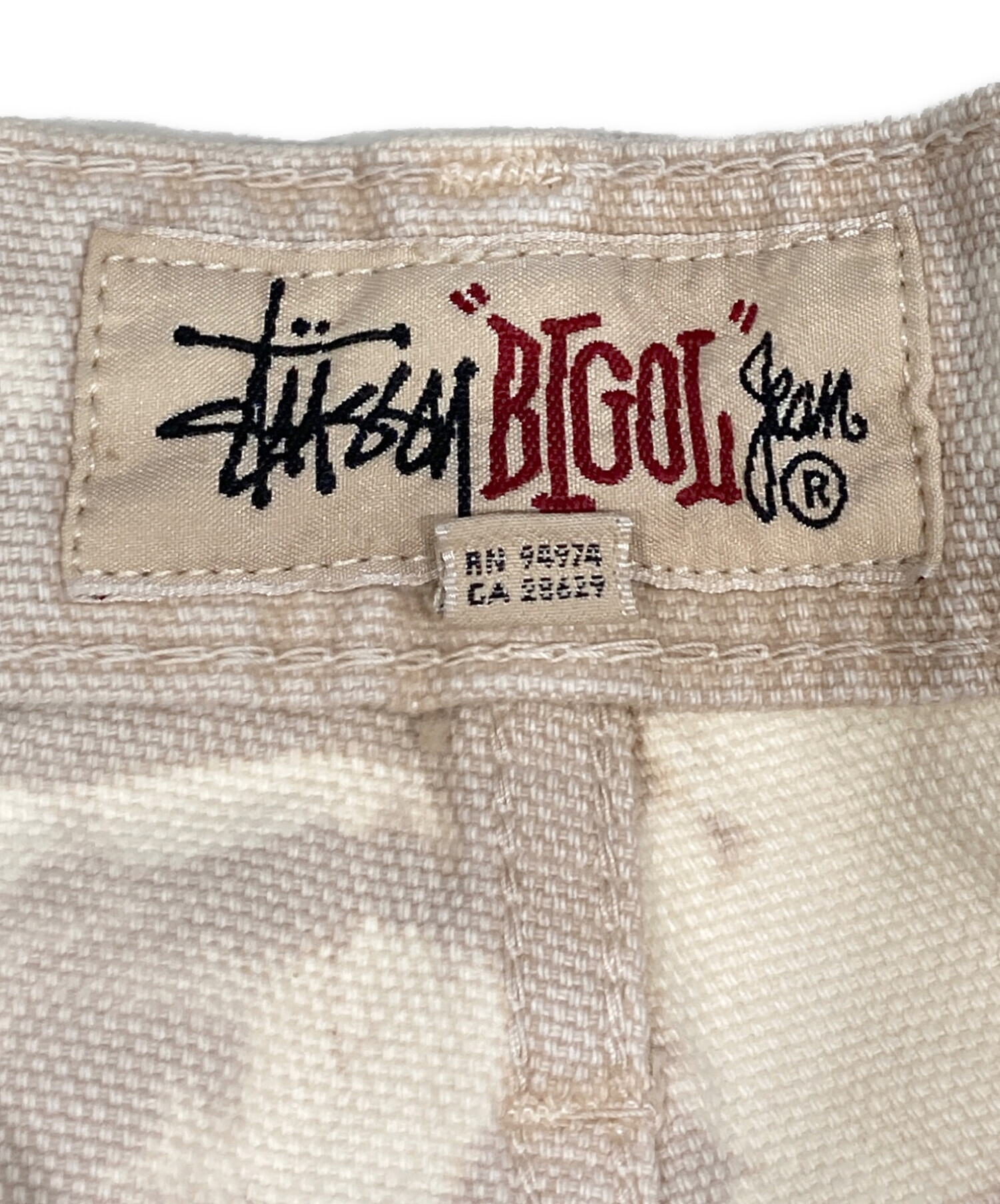 中古・古着通販】stussy (ステューシー) Distressed Canvas Big Ol