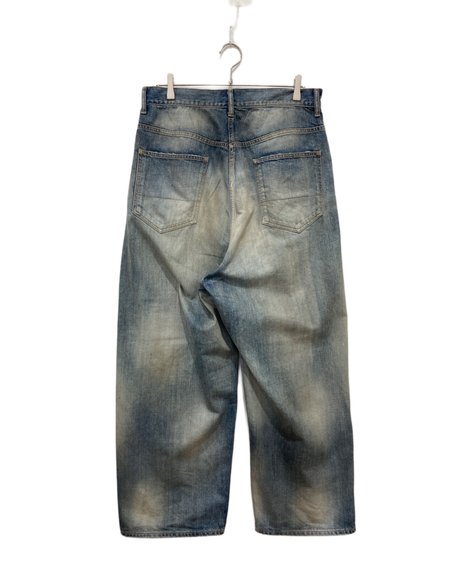25SS ancellm デニムパンツ 中古・古着通販】ANCELLM (アンセルム) DAMEGE WIDE 5P DENIM
