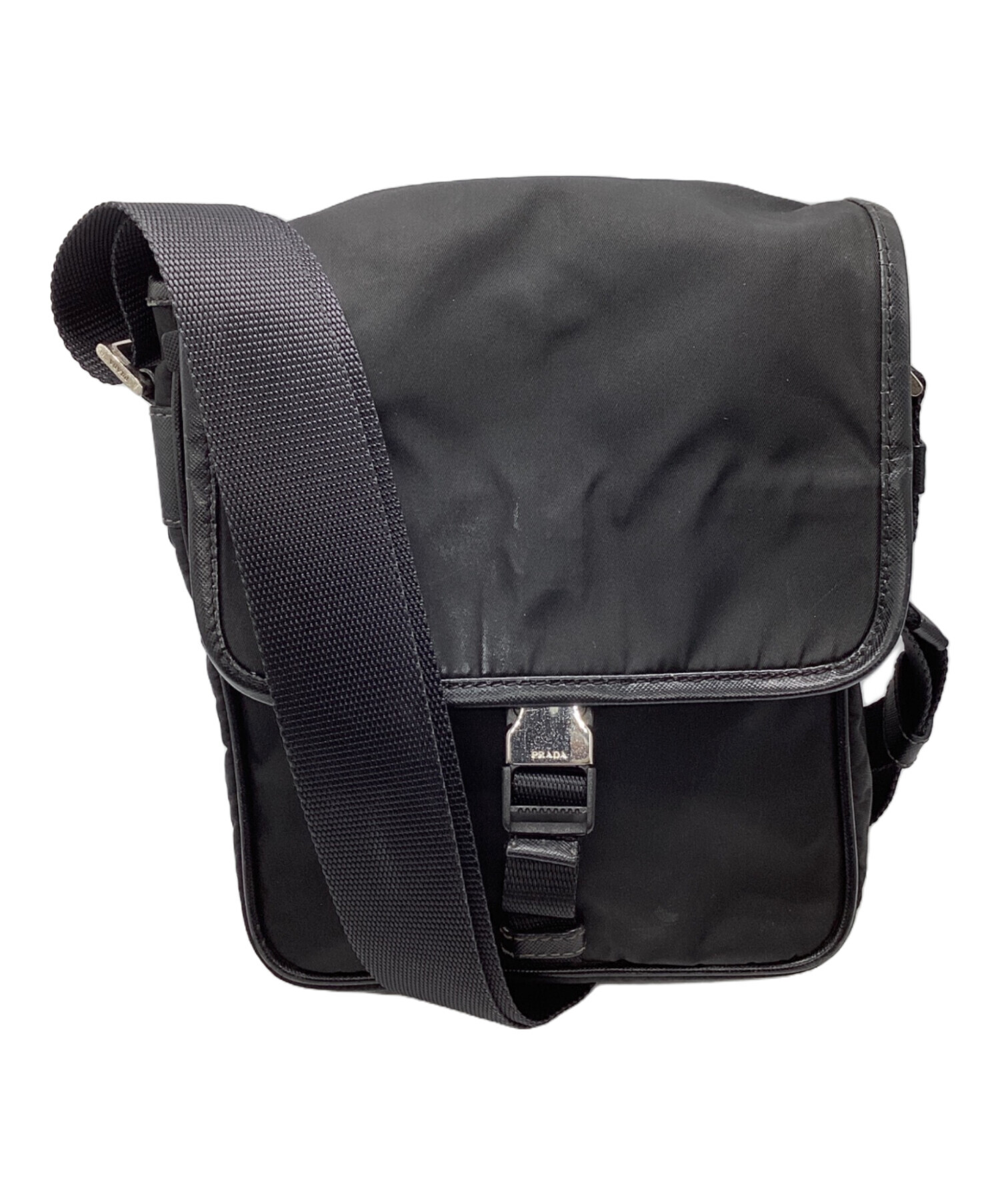 中古・古着通販】PRADA (プラダ) ショルダーバッグ ブラック｜ブランド