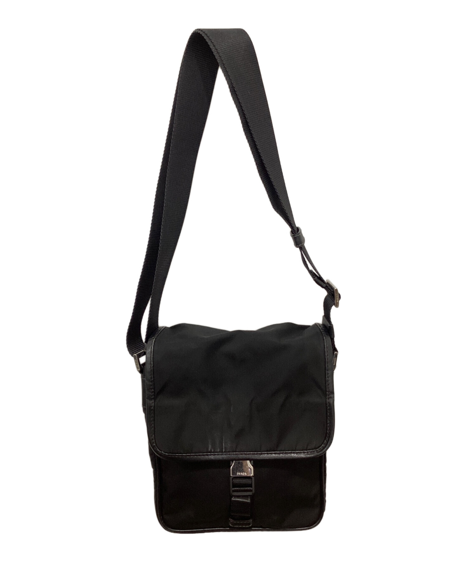 中古・古着通販】PRADA (プラダ) ショルダーバッグ ブラック｜ブランド