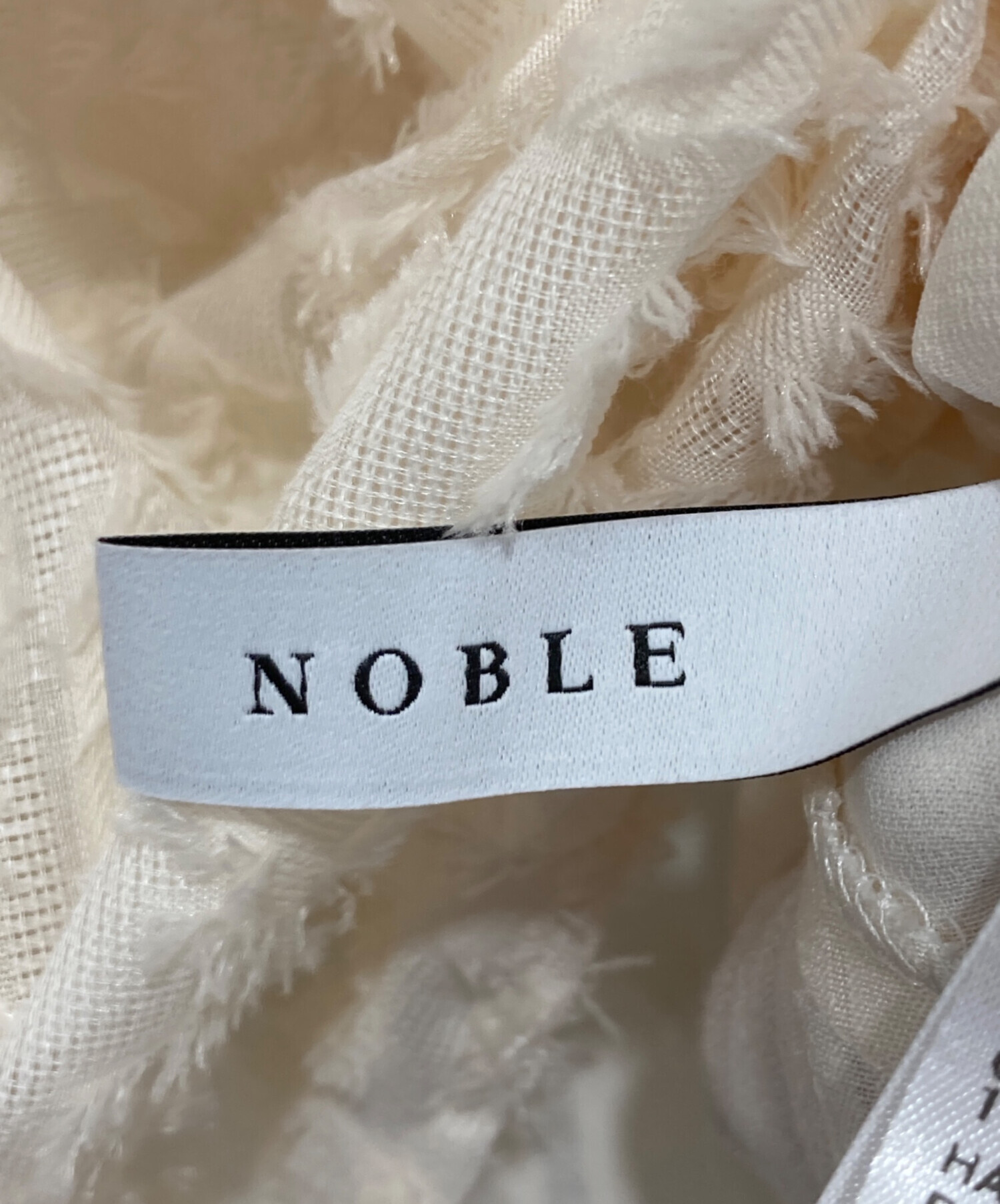 中古・古着通販】Noble (ノーブル) レオパードジャガードデコルテV