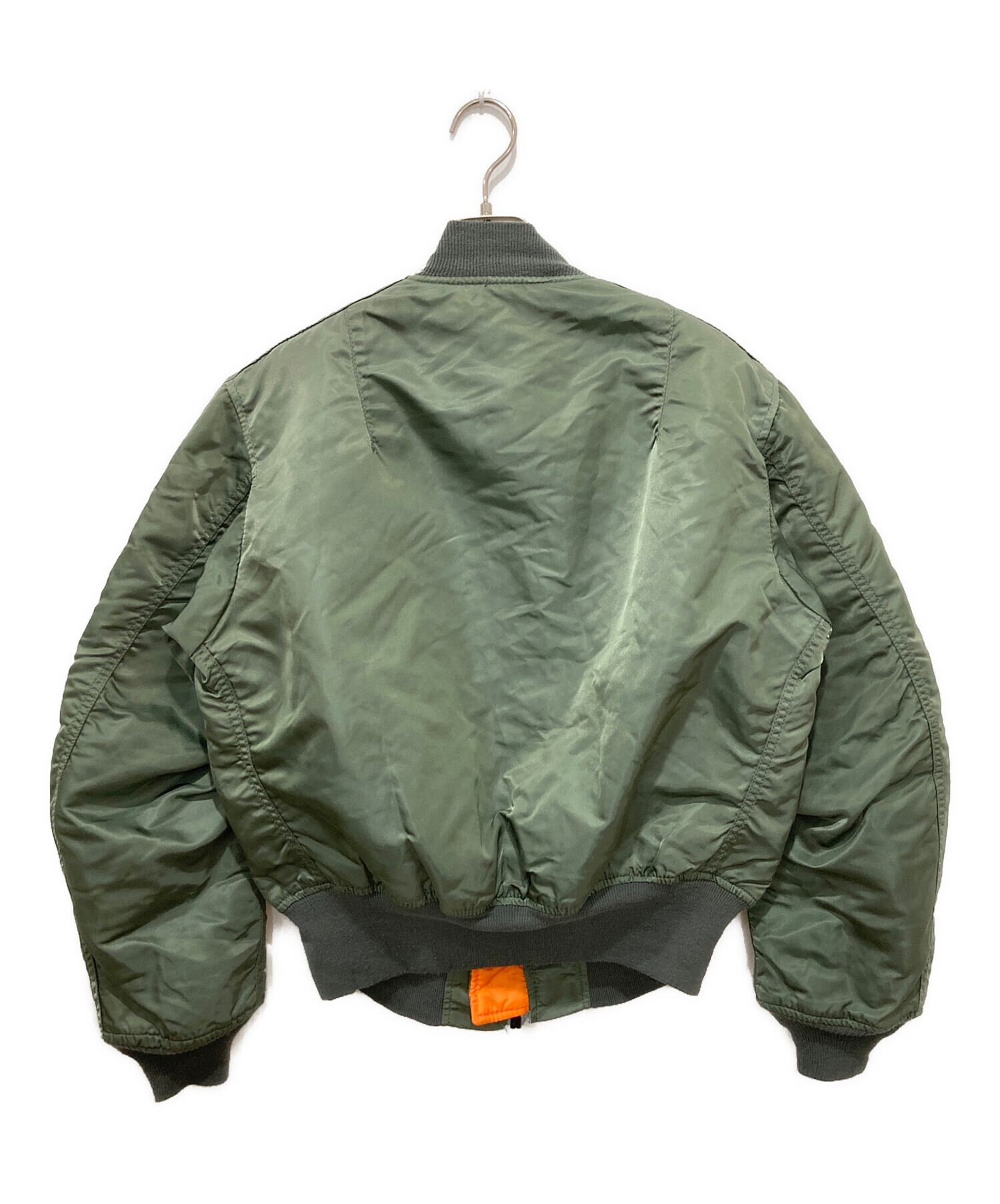 中古・古着通販】ALPHA (アルファ) MA-1ジャケット カーキ サイズ:M 