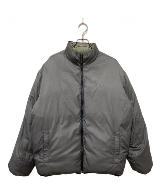 【美品】NIKE ナイキ リバーシブル 中綿ジャケット Mサイズ グレー 中古・古着通販】NIKE (ナイキ) リバーシブルダウンジャケット