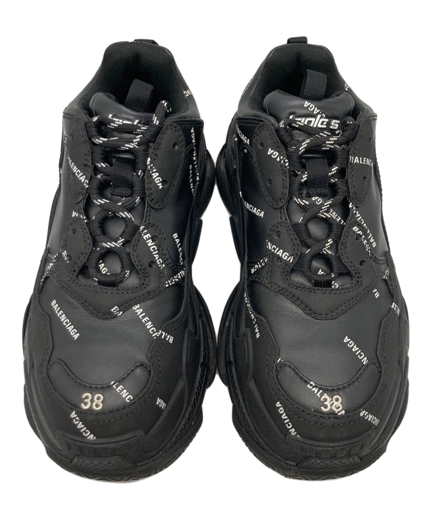 中古・古着通販】BALENCIAGA (バレンシアガ) Allover Logo TRIPLE S 