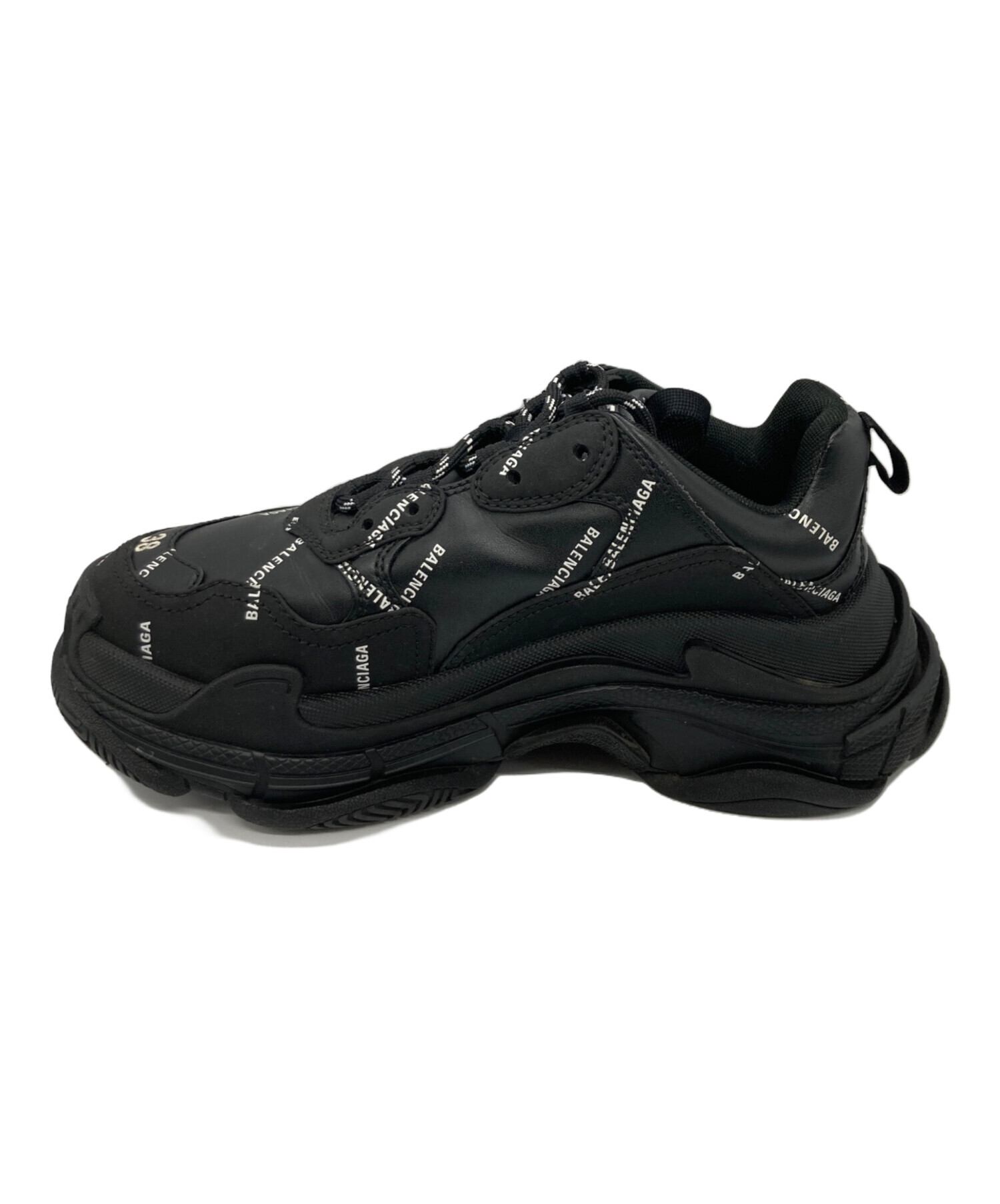 中古・古着通販】BALENCIAGA (バレンシアガ) Allover Logo TRIPLE S 