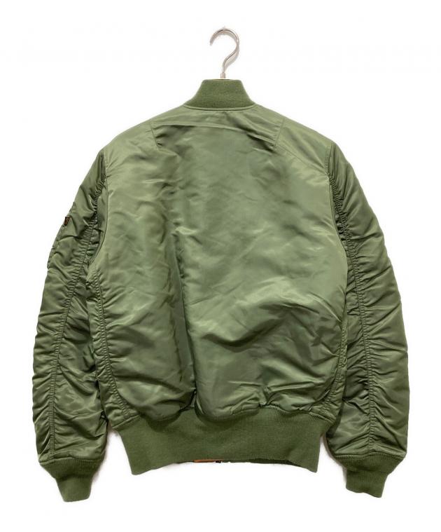 中古・古着通販】ALPHA (アルファ) MA-1フライトジャケット カーキ