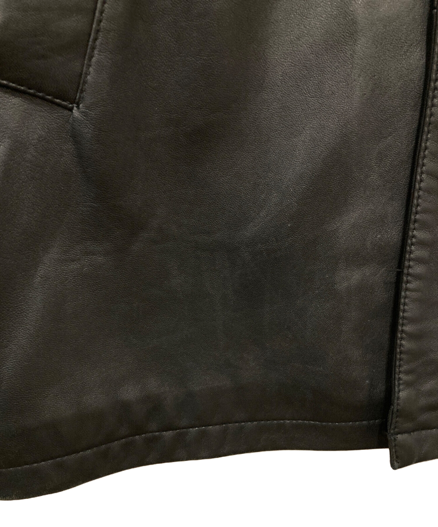 90s BANANA REPUBLIC レザー カーコート ブラック 黒 M BANANA REPUBLIC バナナリパブリック レザー カーコート 黒 L