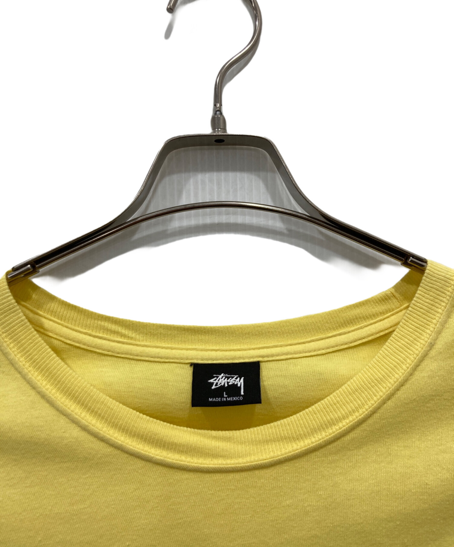 中古・古着通販】stussy (ステューシー) プリントTシャツ イエロー