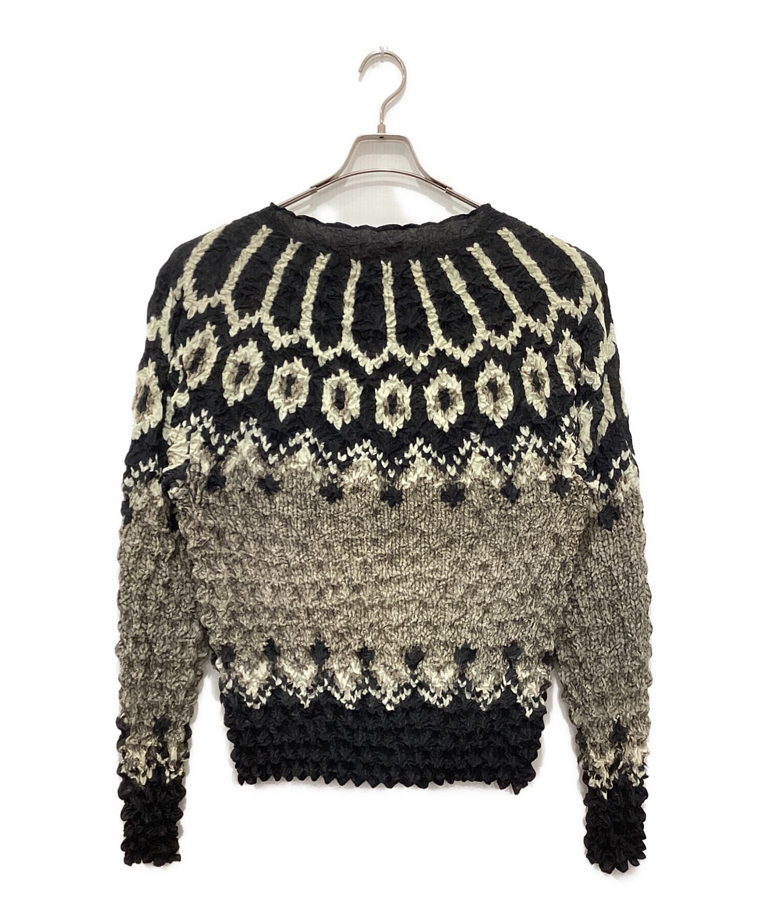 中古・古着通販】masu (エムエーエスユー) POPCORN NORDIC SWEATER