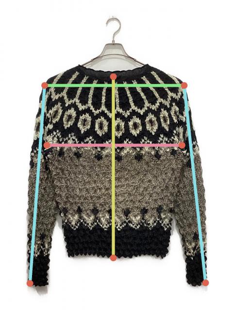 中古・古着通販】masu (エムエーエスユー) POPCORN NORDIC SWEATER