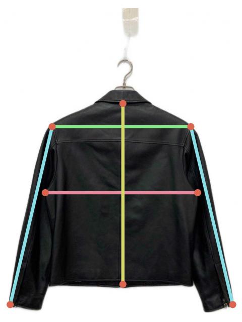 ピエールカルダン レザージャケット 中古・古着通販】pierre cardin (ピエール・カルダン) レザー