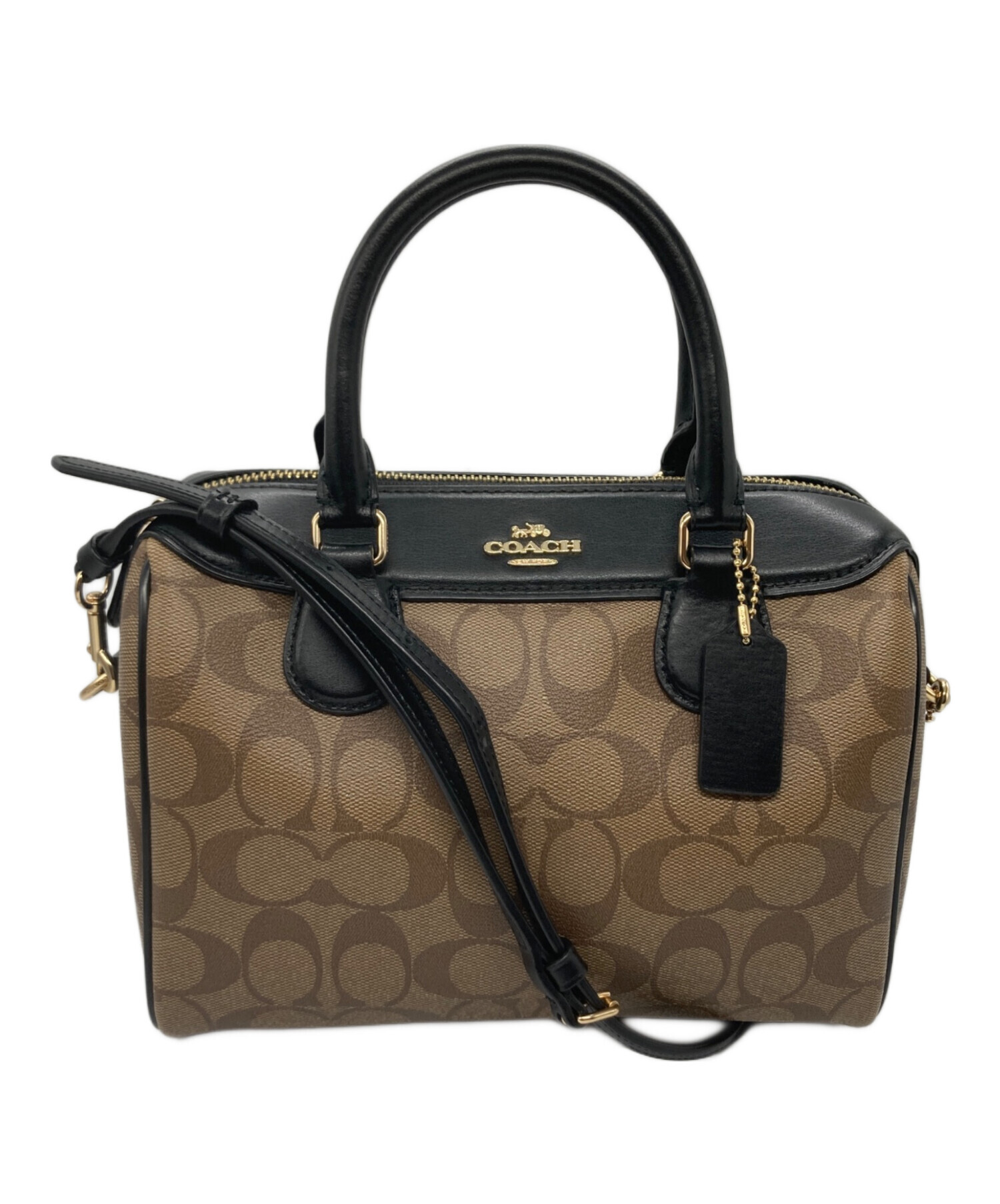 中古・古着通販】COACH (コーチ) シグネチャーミニベネットサッチェル