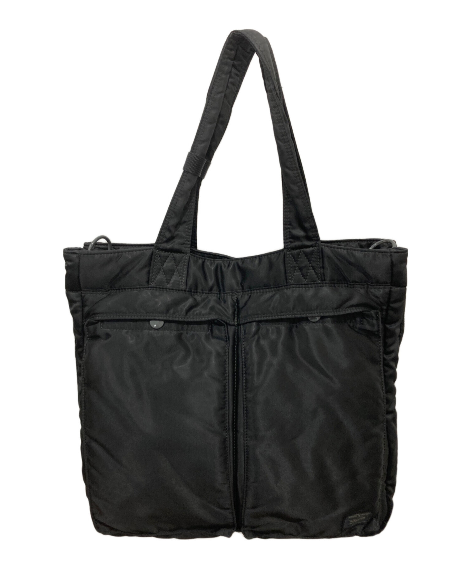 【未使用級】PORTER タンカー トートバッグ ブラック ポーター トートバッグ ブラック タンカー ハンドバッグ 中古・古着