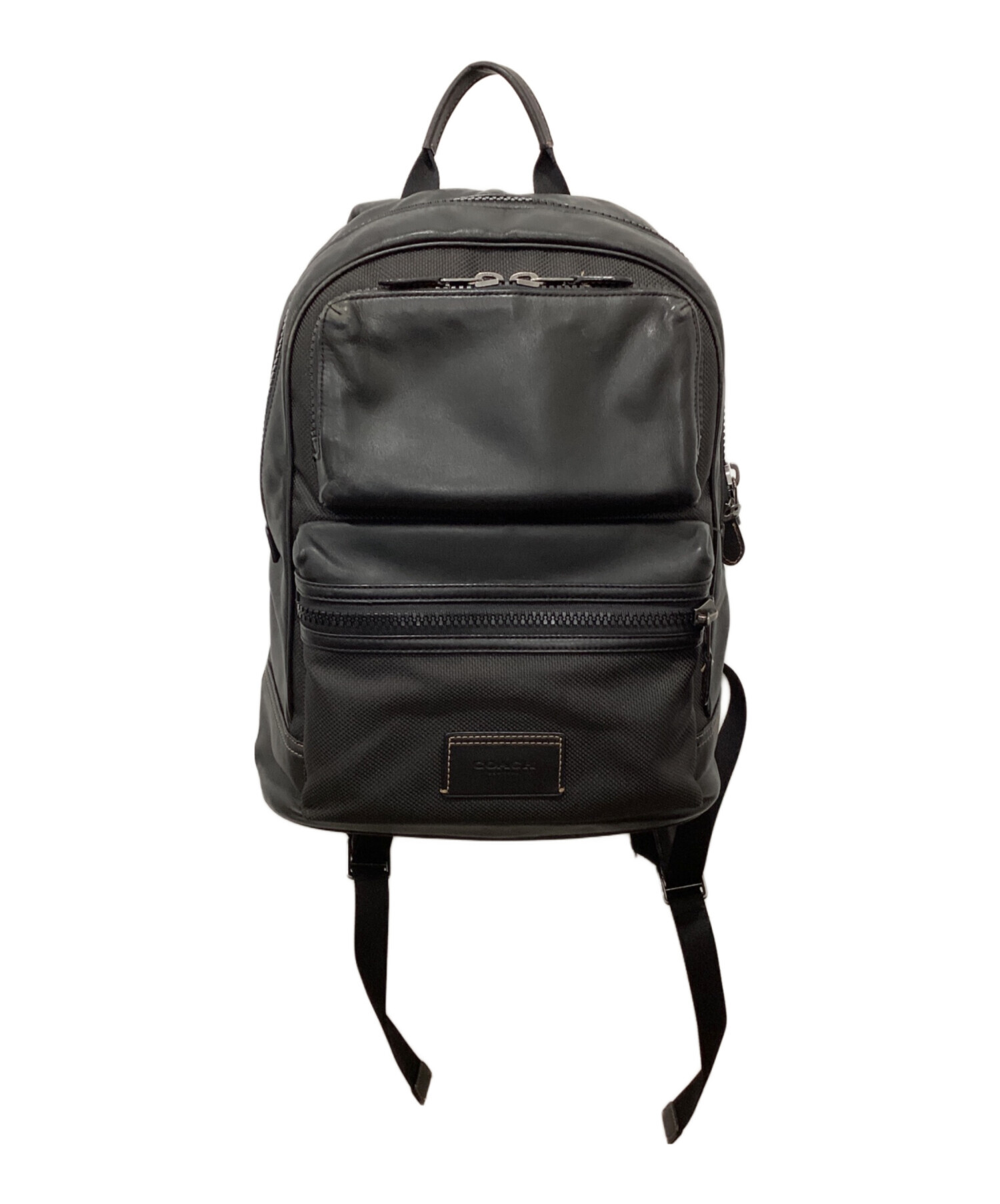 coach レザー リュック ブラック コーチ レザーリュック ネイビー 