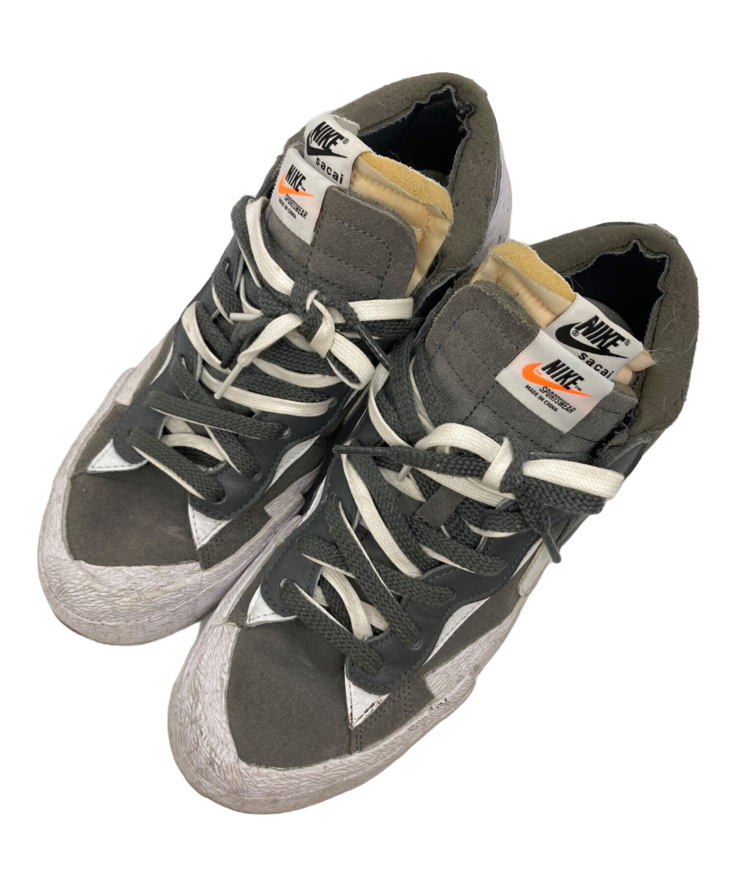 中古・古着通販】NIKE (ナイキ) sacai (サカイ) Blazer Low グレー